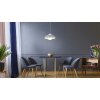 Globo Lowe Hanglamp Blauw, 1-licht