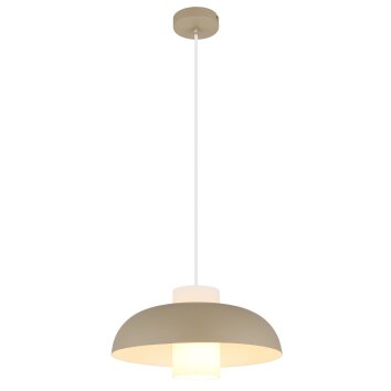Globo Lowe Hanglamp Zandkleurig, 1-licht