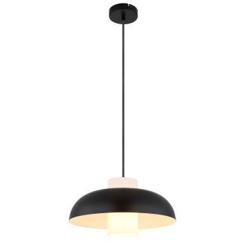 Globo Lowe Hanglamp Zwart, 1-licht