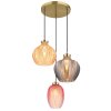 Globo Jessica Hanglamp Goud, 3-lichts