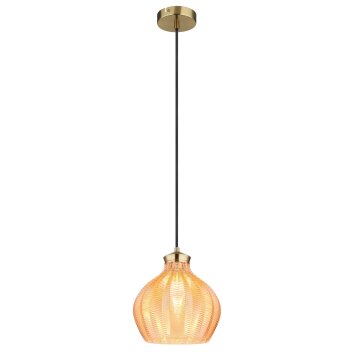 Globo Jessica Hanglamp Goud, 1-licht