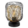 Globo Dichti Tafellamp Zwart, 1-licht