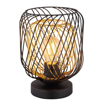 Globo Dichti Tafellamp Zwart, 1-licht