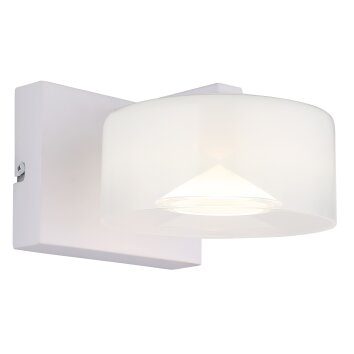 Globo Belinda Wandlamp LED Wit, 1-licht