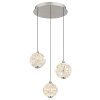 Globo Virina Hanglamp LED Chroom, 1-licht