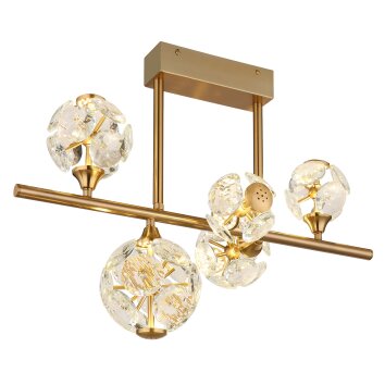 Globo Virina Plafondlamp LED Goud, 1-licht