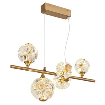 Globo Virina Hanglamp LED Goud, 1-licht