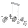 Globo Virina Hanglamp LED Chroom, 1-licht