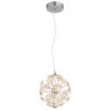 Globo Virina Hanglamp LED Chroom, 1-licht