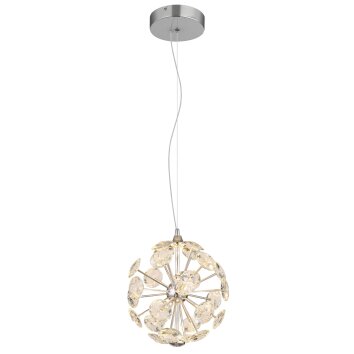 Globo Virina Hanglamp LED Chroom, 1-licht