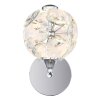Globo Virina Wandlamp LED Chroom, 1-licht