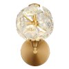 Globo Virina Wandlamp LED Goud, 1-licht