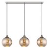 Globo Lourdes Hanglamp Wit, 3-lichts