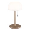 Paddestoel lamp  Globo Norman Tafellamp LED Champagne, 1-licht