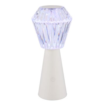 Globo Polimi Tafellamp LED Wit, 1-licht, Kleurwisselaar