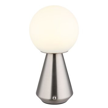 Globo Sora Tafellamp LED Nikkel mat, 1-licht