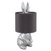 Globo Rabbit Tafellamp Zilver, 1-licht