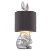 Globo Rabbit Tafellamp Zilver, 1-licht