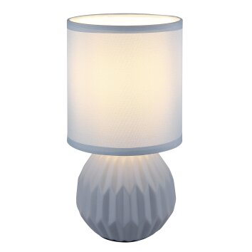 Globo Sylas Tafellamp Blauw, 1-licht