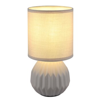 Globo Sylas Tafellamp Grijs, 1-licht