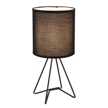 Globo Tamian Tafellamp Zwart, 1-licht