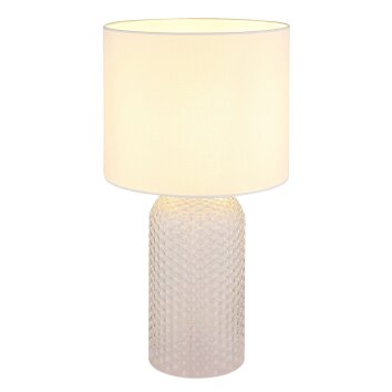 Globo Sofia Tafellamp Wit, 1-licht
