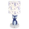 Globo Foxy Tafellamp LED Blauw, Wit, 1-licht