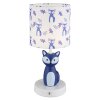 Globo Foxy Tafellamp LED Blauw, Wit, 1-licht