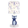 Globo Foxy Tafellamp LED Blauw, Wit, 1-licht
