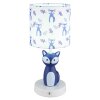 Globo Foxy Tafellamp LED Blauw, Wit, 1-licht
