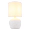 Globo Marble Tafellamp Wit, 1-licht