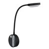 Globo Pegasi Wandlamp LED Zwart, 1-licht