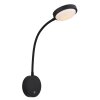 Globo Pegasi Wandlamp LED Zwart, 1-licht