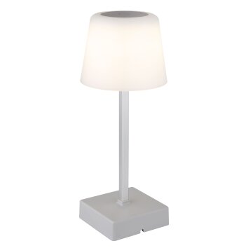 Globo Xayden Tafellamp LED Zilver, 1-licht