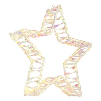 Globo Stara deco licht LED Transparant, Helder, Wit, 100-lichts