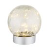Globo Soona Tafellamp LED Zilver, 1-licht