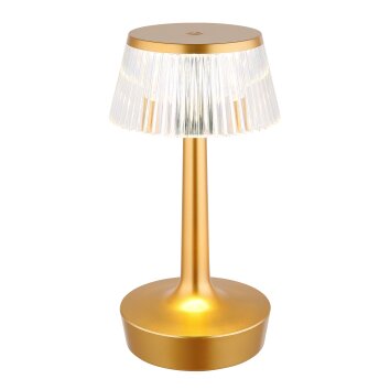 Globo Lucio Tafellamp LED Messing, 1-licht