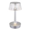 Globo Lucio Tafellamp LED Zilver, 1-licht