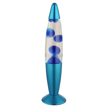 Lavalamp  Globo Etna lavalamp, Tafellamp LED Blauw, 1-licht