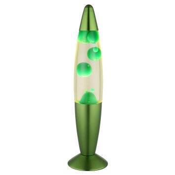 Lava lamp  Globo Etna lavalamp, Tafellamp LED Groen, 1-licht
