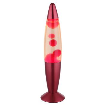 Lava lamp  Globo Etna lavalamp, Tafellamp LED Red, 1-licht