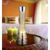 Lava lamp  Globo Sparkle lavalamp, Tafellamp LED Chroom, 1-licht