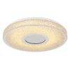 Globo Astania Plafondlamp LED Chroom, Wit, 1-licht
