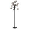 Globo Riha Staande lamp Zwart, 12-lichts