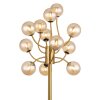 Globo Riha Staande lamp Goud, Messing, 12-lichts