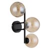 Globo Conor Wandlamp Zwart, 3-lichts
