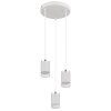 Globo Korben Hanglamp Wit, 3-lichts