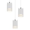 Globo Korben Hanglamp Wit, 3-lichts