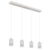 Globo Korben Hanglamp Wit, 4-lichts