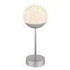 Globo Gavin Tafellamp LED Zilver, 1-licht